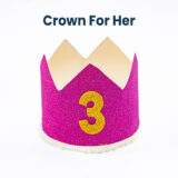 Pet Birthday Crown with peronalization.